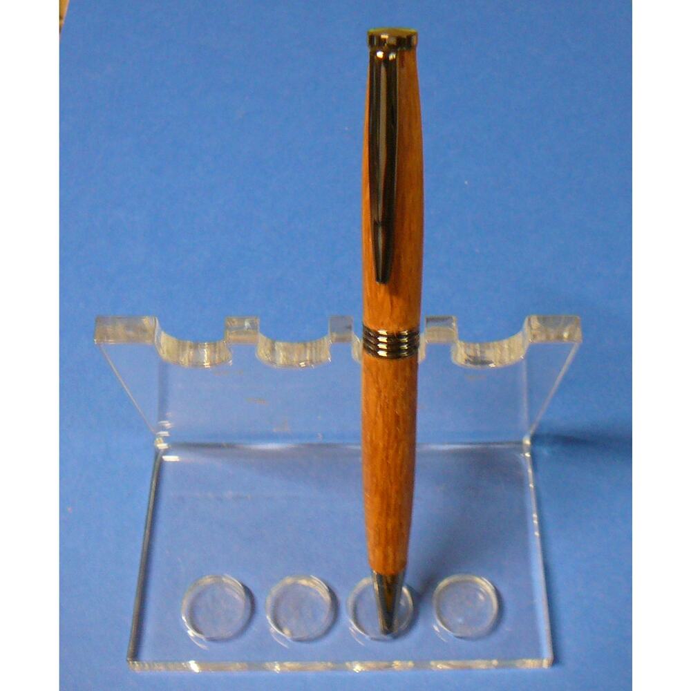 Handmade Custom Pen Lace Wood and Gun Metal